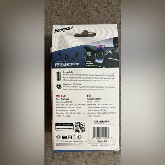 Energizer Ultimate Wireless Car Charger - NEW - Picture 3 of 4